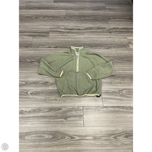 Athletic Sweatshirt Collar By Maurices In Green, Size: M