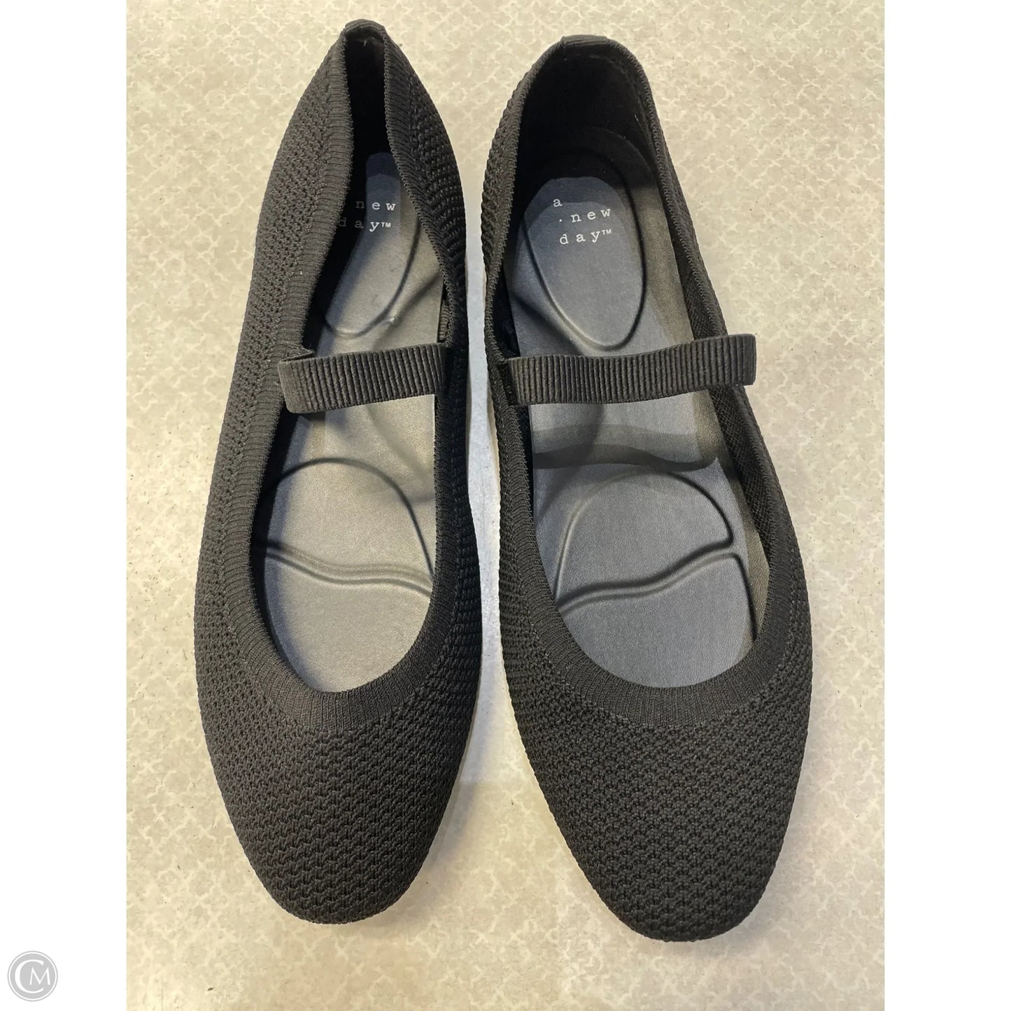 Shoes Flats By A New Day In Black, Size: 9