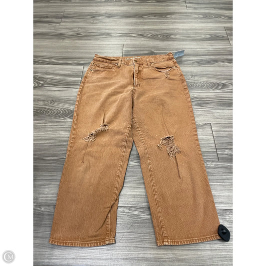 Jeans Wide Leg By Universal Thread In Brown, Size: 14