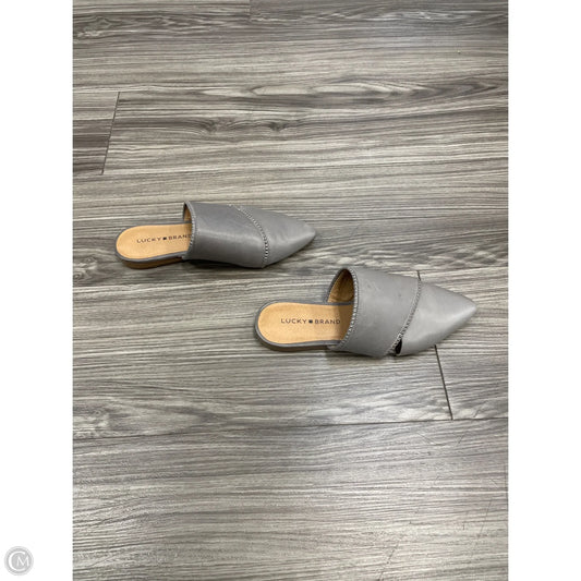 Shoes Flats By Lucky Brand In Grey, Size: 5.5