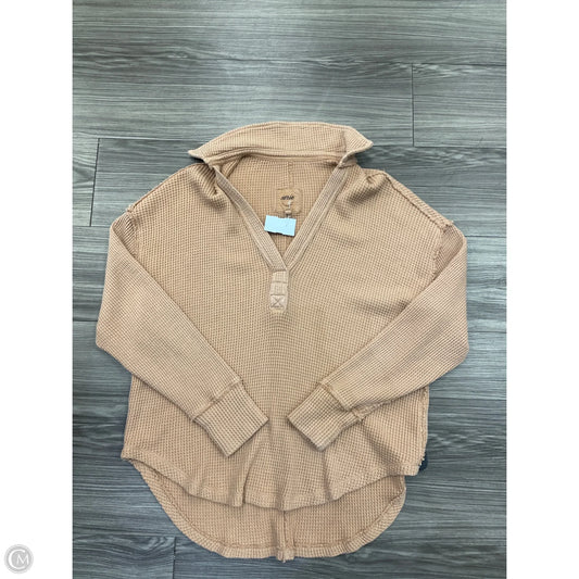 Sweatshirt Crewneck By Aerie In Brown, Size: Xs