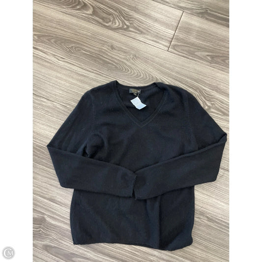 Sweater By Charter Club In Black, Size: L
