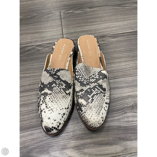 Shoes Flats By Madden Girl In Snakeskin Print, Size: 9.5