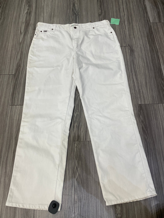 White Jeans Straight Lee, Size 18