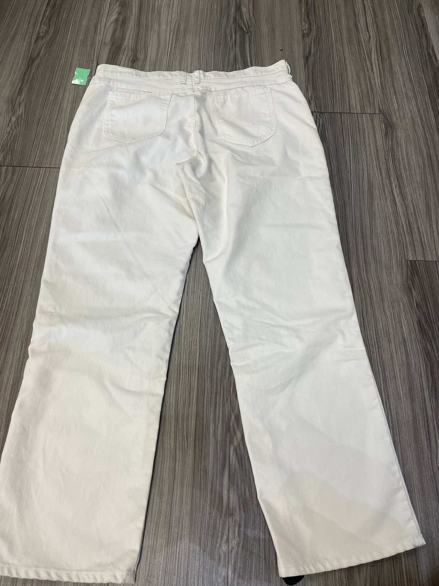 White Jeans Straight Lee, Size 18