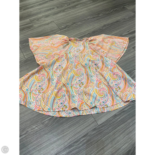 Top Short Sleeve By Entro In Floral Print, Size: M