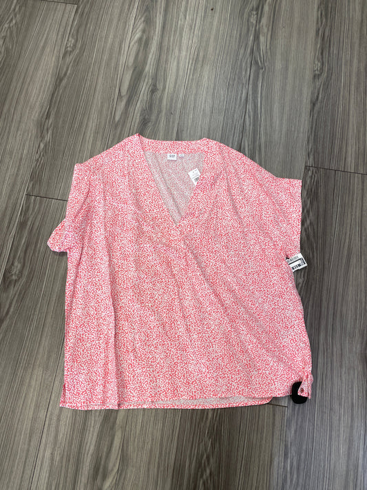 Pink Top Short Sleeve Gap, Size L