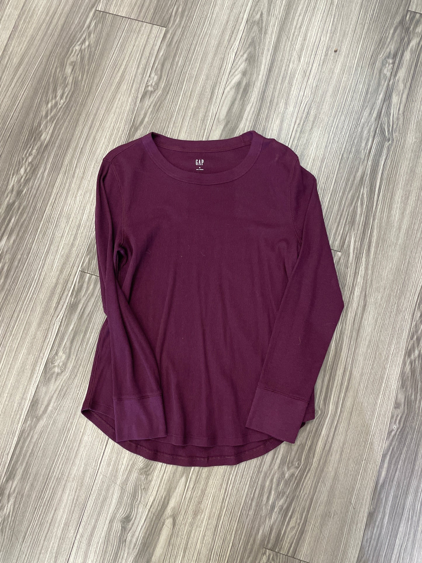 Purple Top Long Sleeve Gap, Size Xl