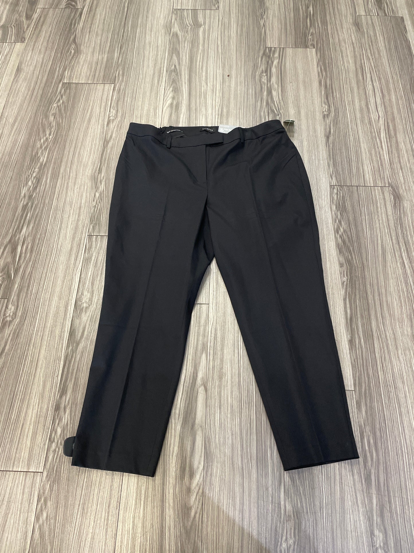 Black Pants Dress Talbots, Size 20