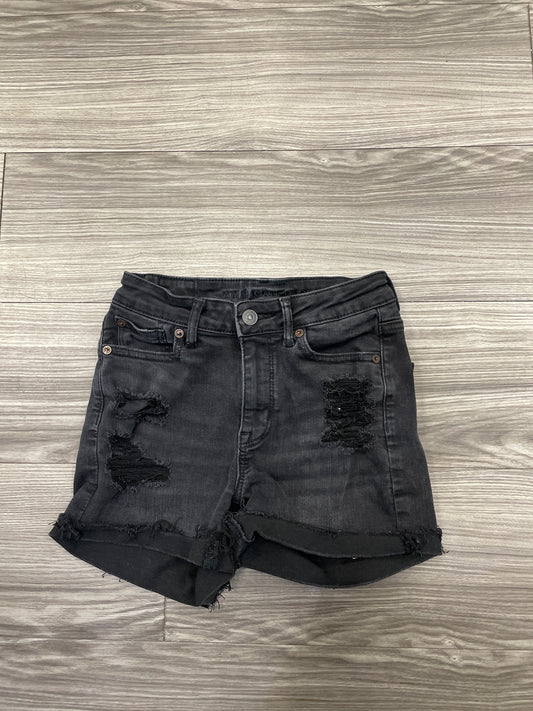 Shorts By American Eagle In Black, Size: 0