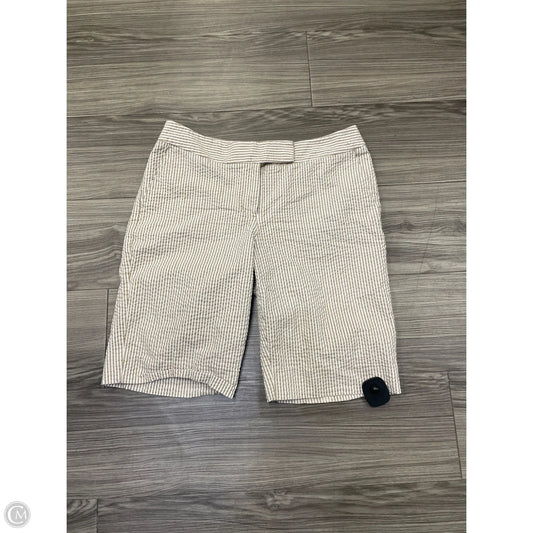 Shorts By Jones New York In Tan & White, Size: 6