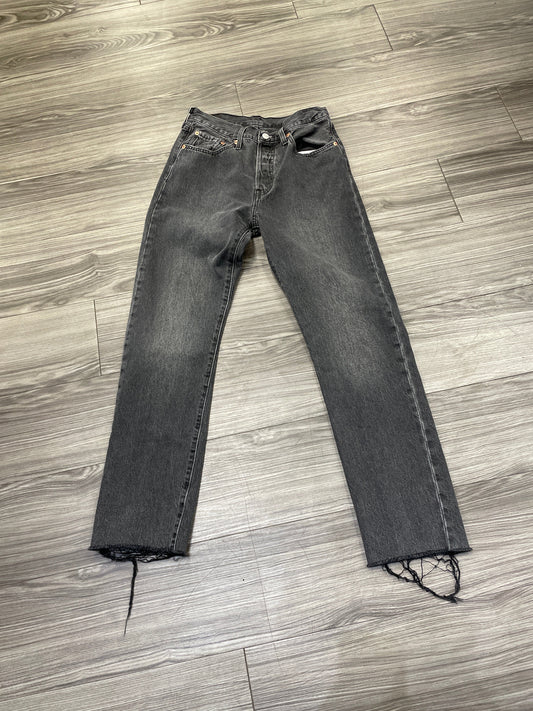 Jeans Straight By Levis In Grey, Size: 4