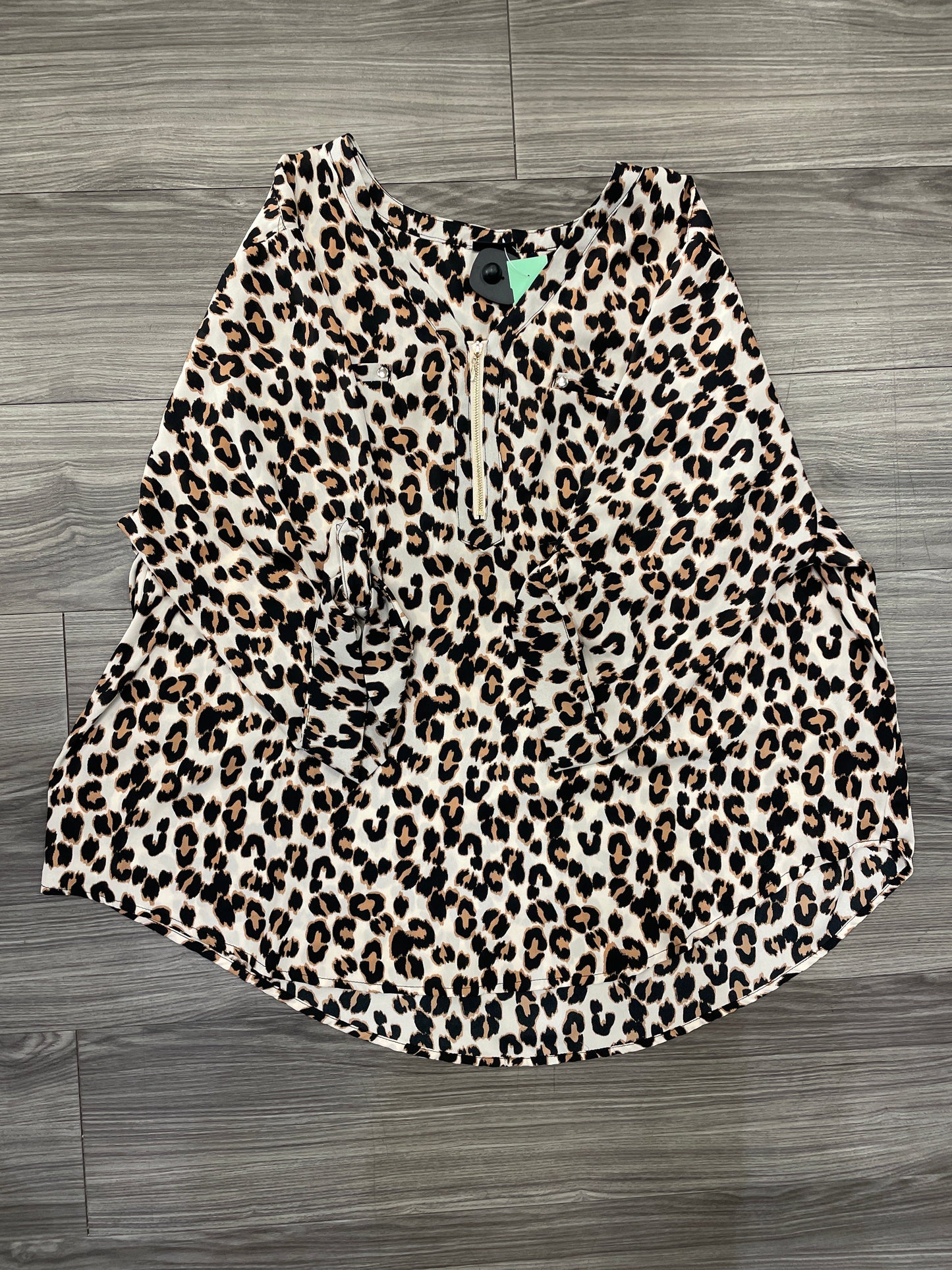 Blouse 3/4 Sleeve By Torrid In Animal Print, Size: 3x