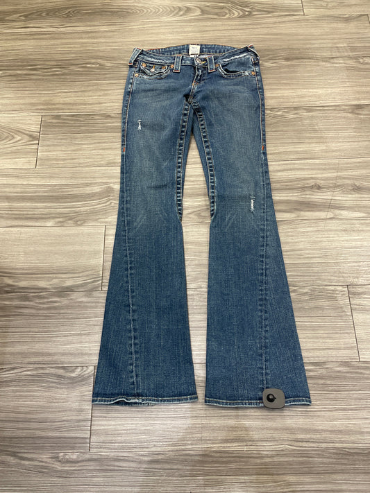 Jeans Flared By True Religion In Blue, Size: 4