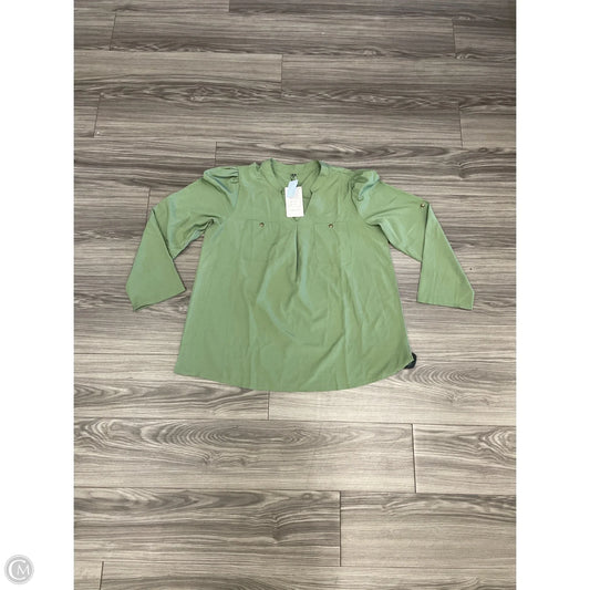Top Long Sleeve By Clothes Mentor In Green, Size: Xl