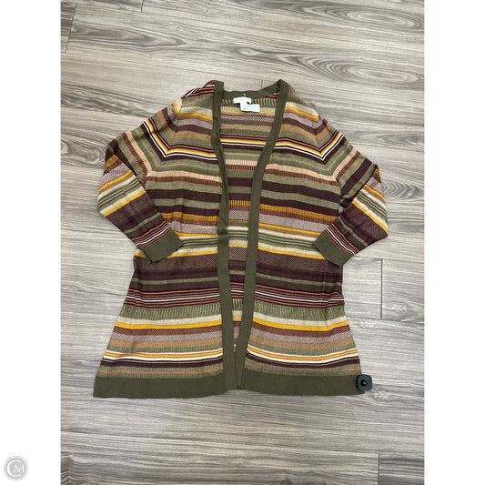 Cardigan By Cj Banks In Striped Pattern, Size: 2x