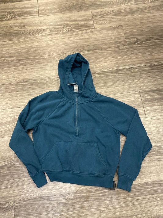 Sweatshirt Hoodie By Clothes Mentor In Blue, Size: L