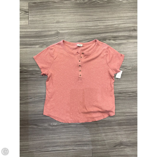 Top Short Sleeve By Ana In Pink, Size: Xxl