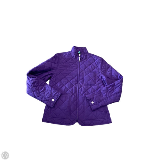 Coat Puffer & Quilted By Ralph Lauren In Purple, Size: M