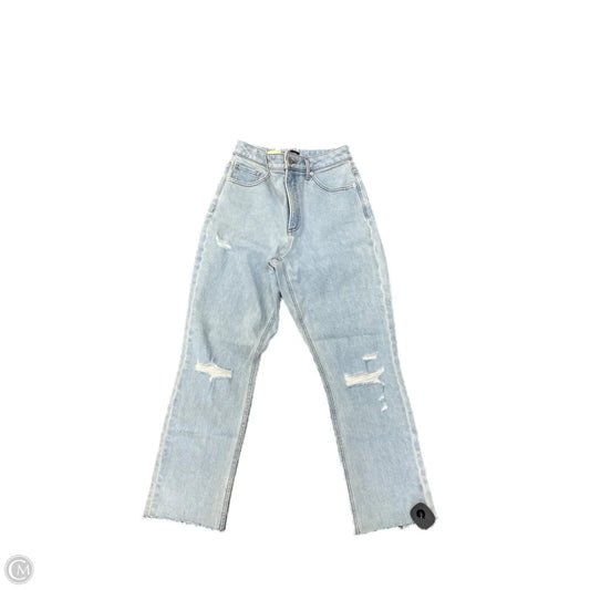 Jeans Straight By Express In Blue, Size: 6