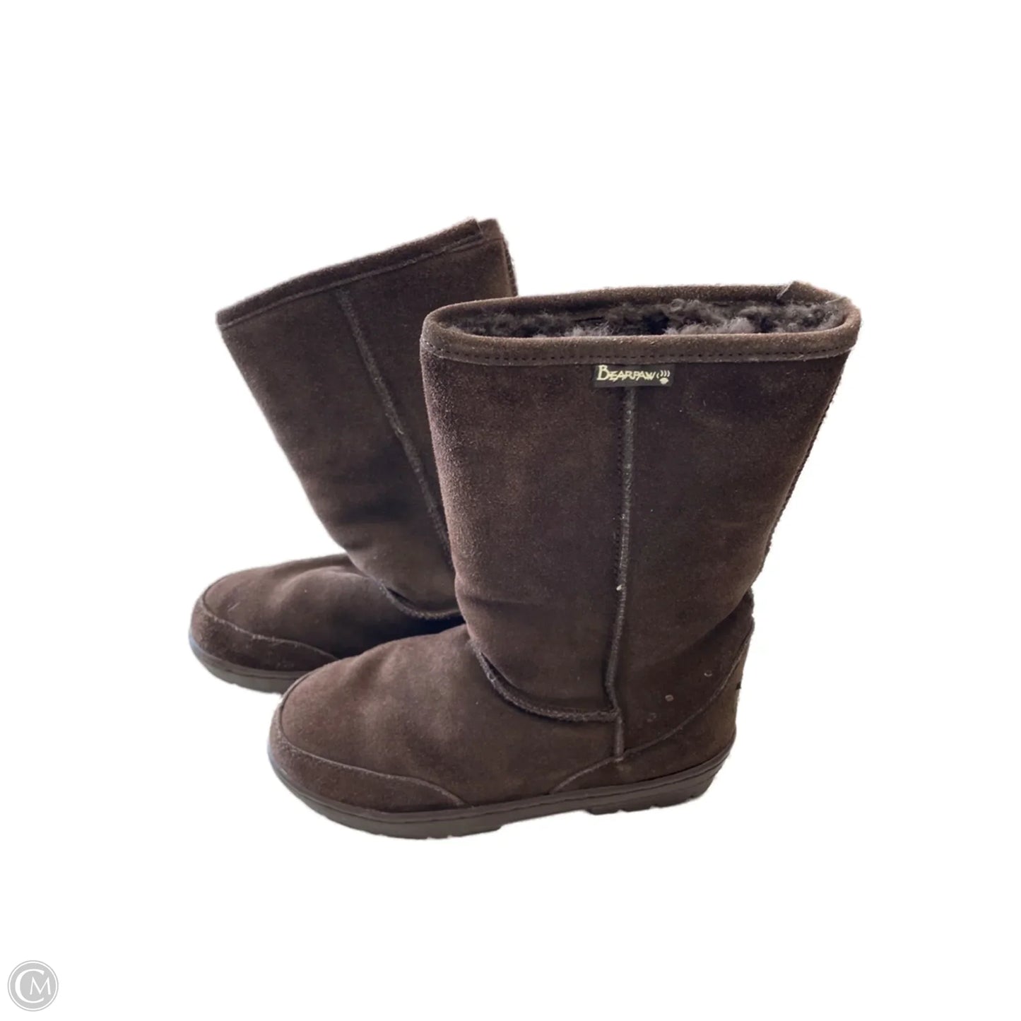 Boots Mid-calf Flats By Bearpaw In Brown, Size: 7