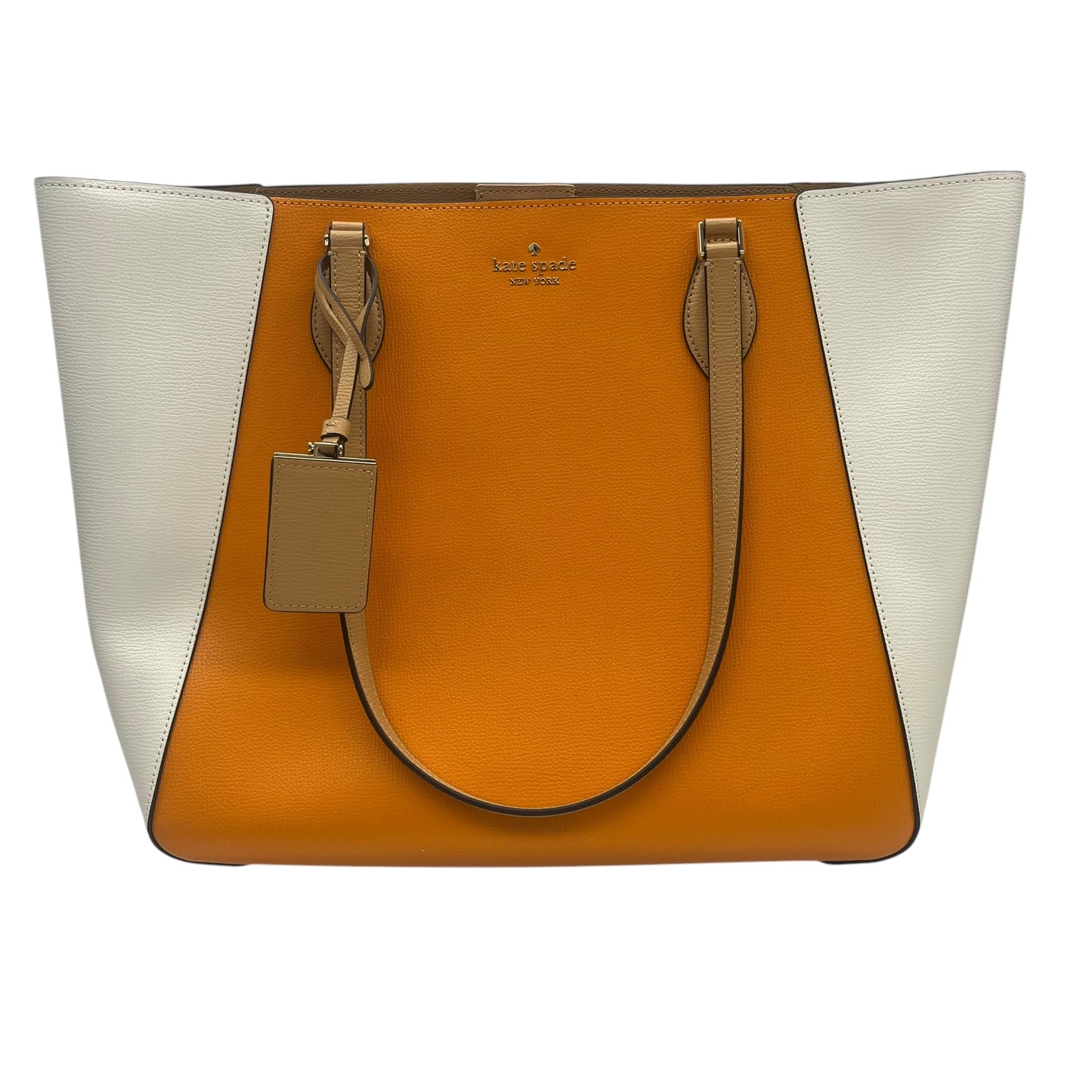 Handbag Designer By Kate Spade In Orange, Size:Large