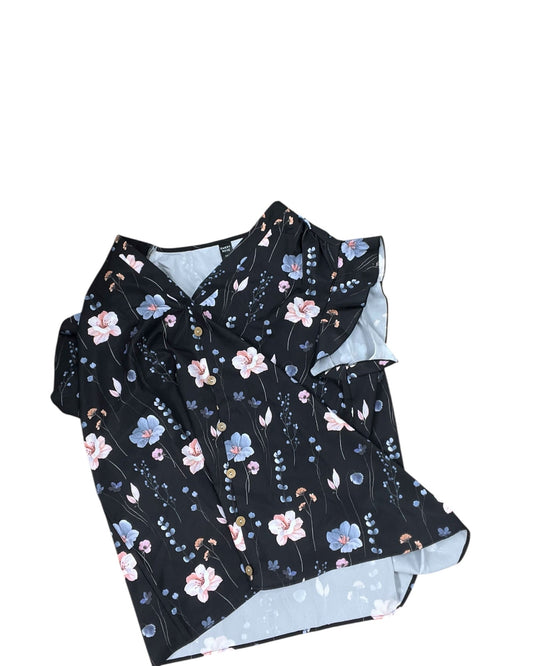 Top Ss By Emery Rose In Black & White, Size:Xl