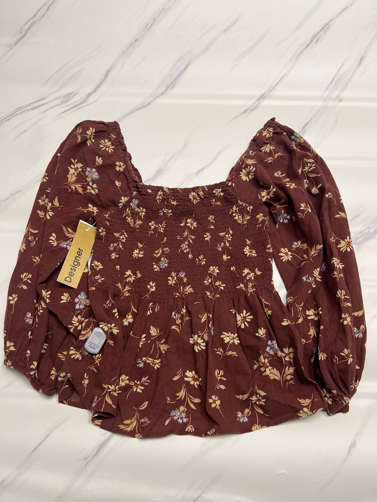 Top Long Sleeve By Madewell  Size: S