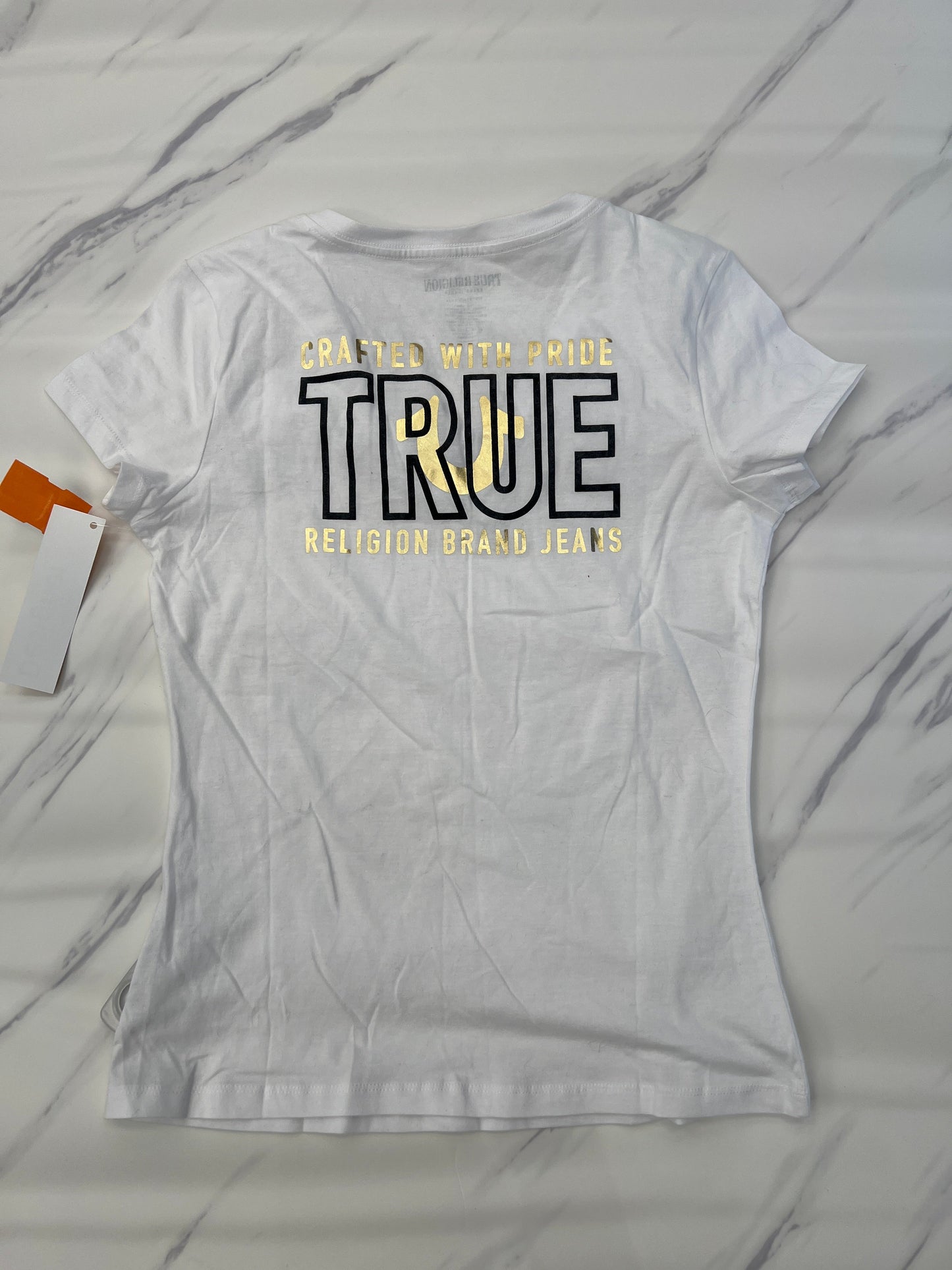 Top Short Sleeve Designer By True Religion  Size: M