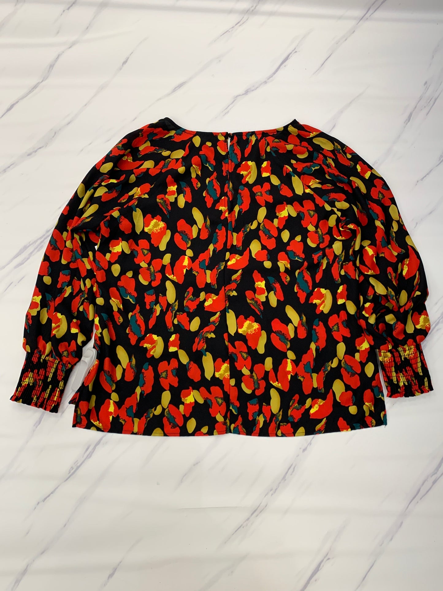 Red & Yellow Top Long Sleeve Allison Joy, Size L