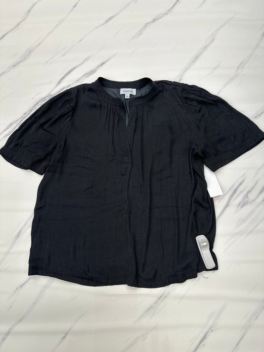 Black Top Short Sleeve Evereve, Size L