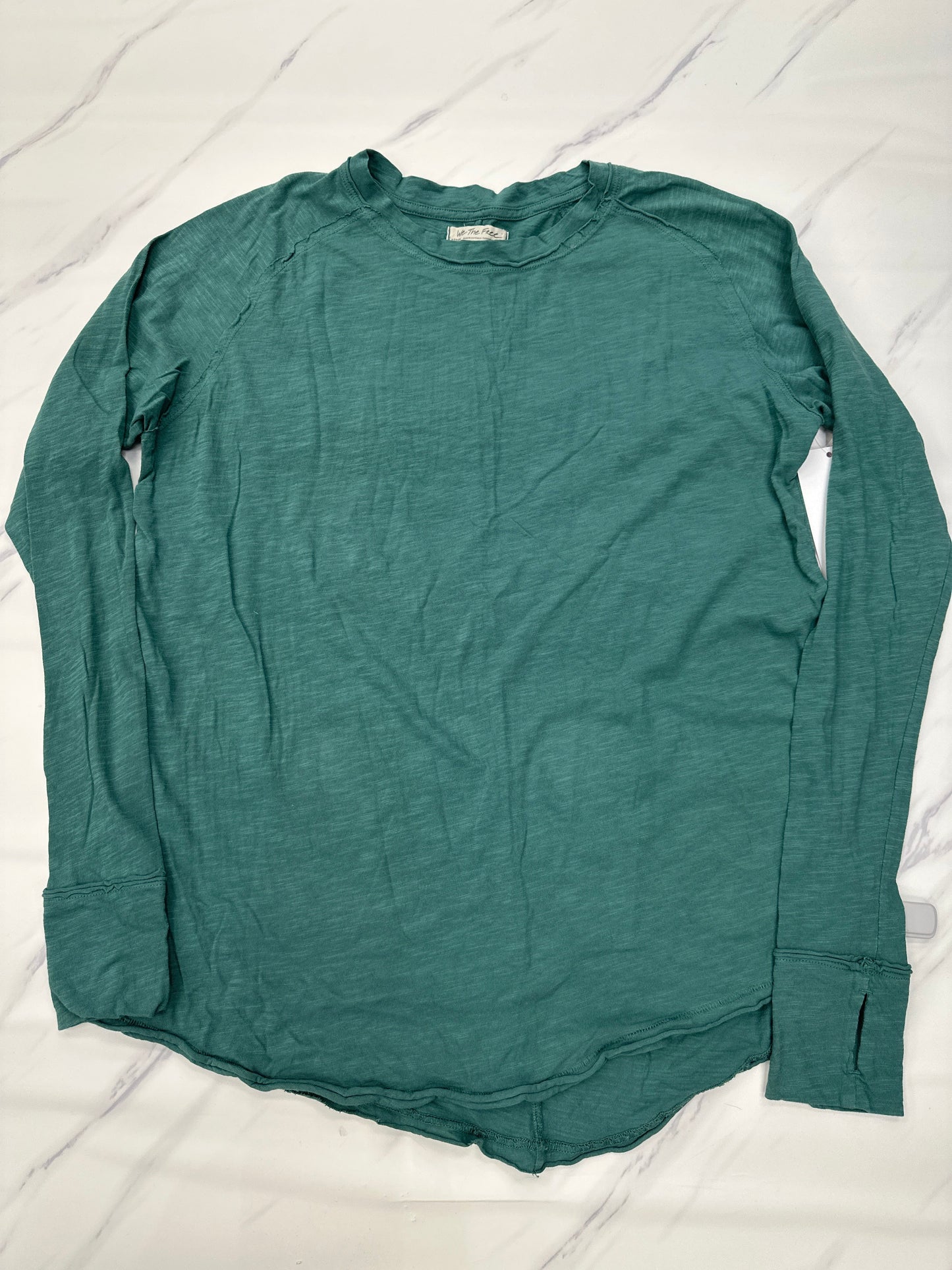 Green Top Long Sleeve We The Free, Size M