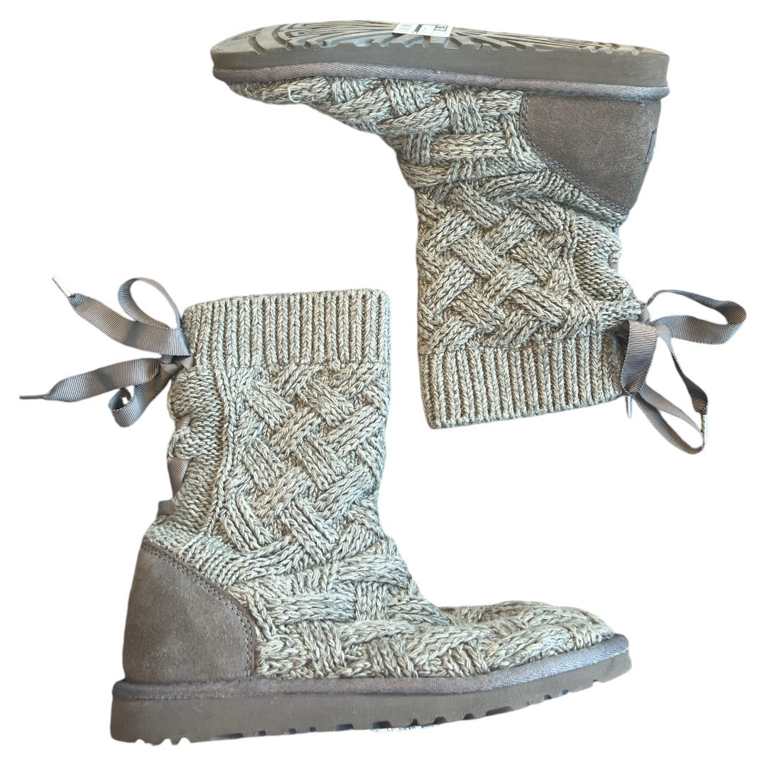 Boots Snow By Ugg In Grey, Size: 5