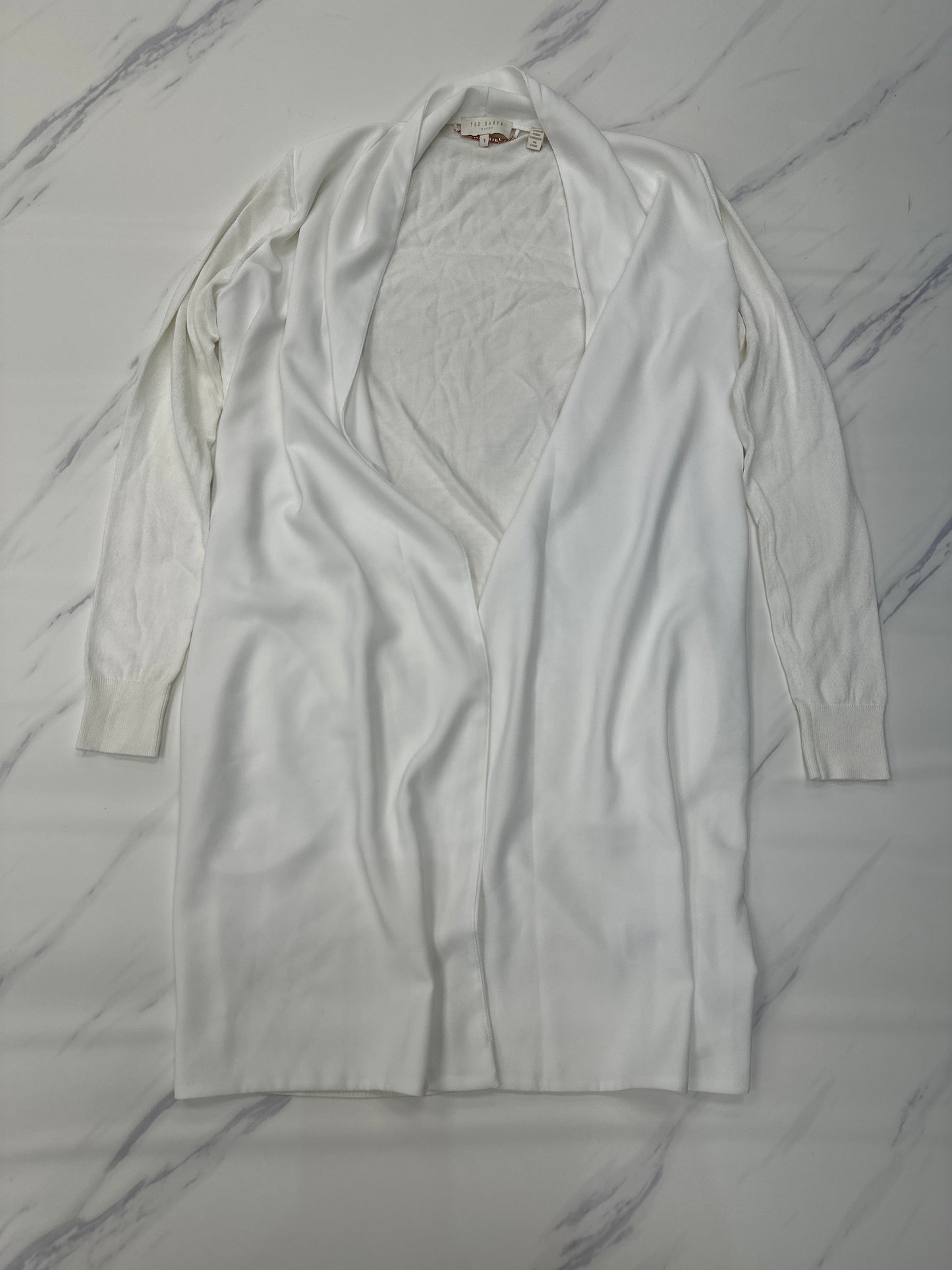 Sweater Cardigan By Ted Baker In White, Size: L