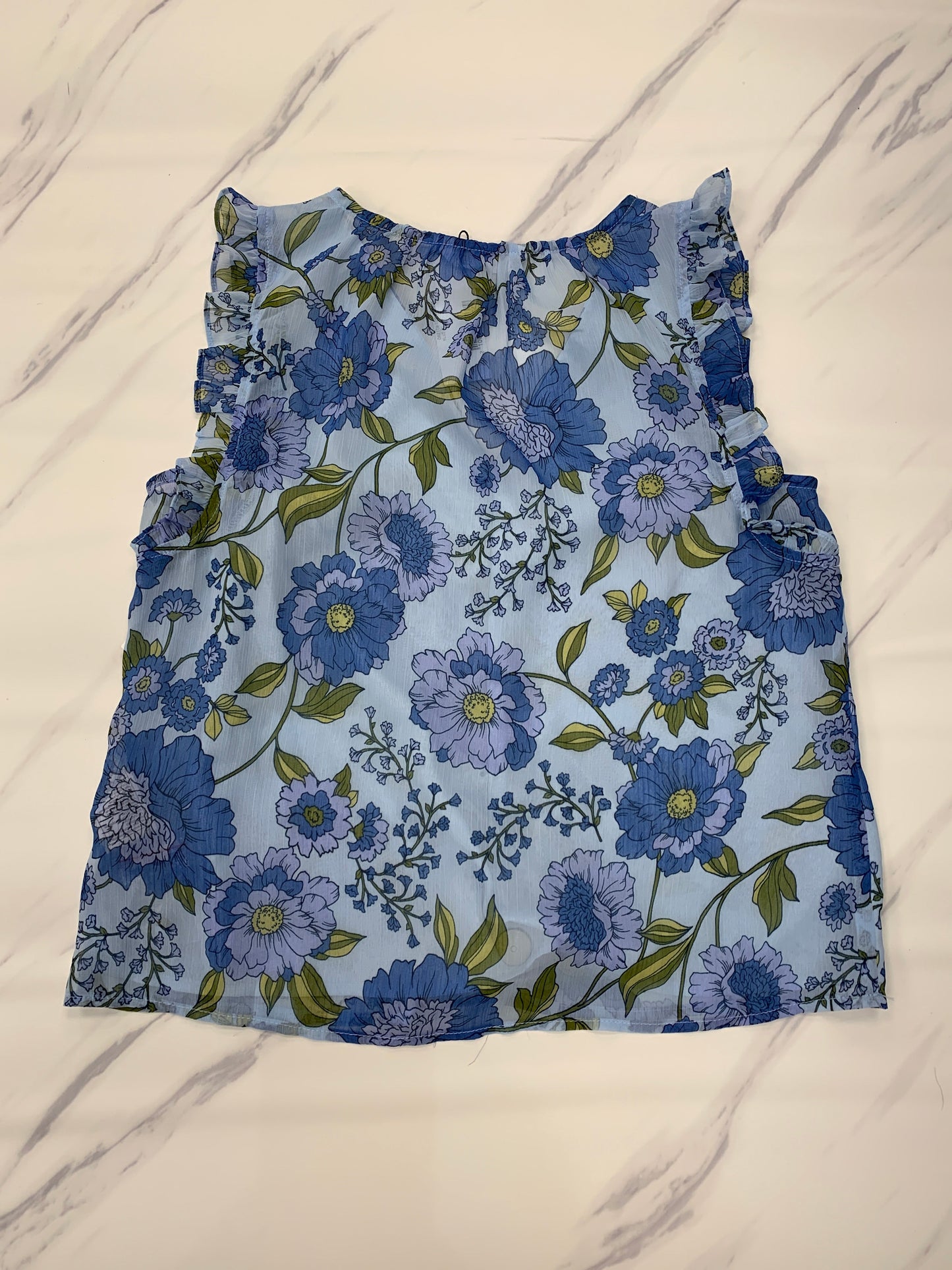 Top Sleeveless By Steve Madden In Blue, Size: S