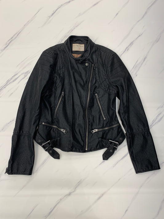 Jacket Moto By We The Free In Black, Size: M