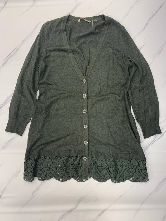 Sweater Cardigan By Soft Surroundings In Green, Size: Xl