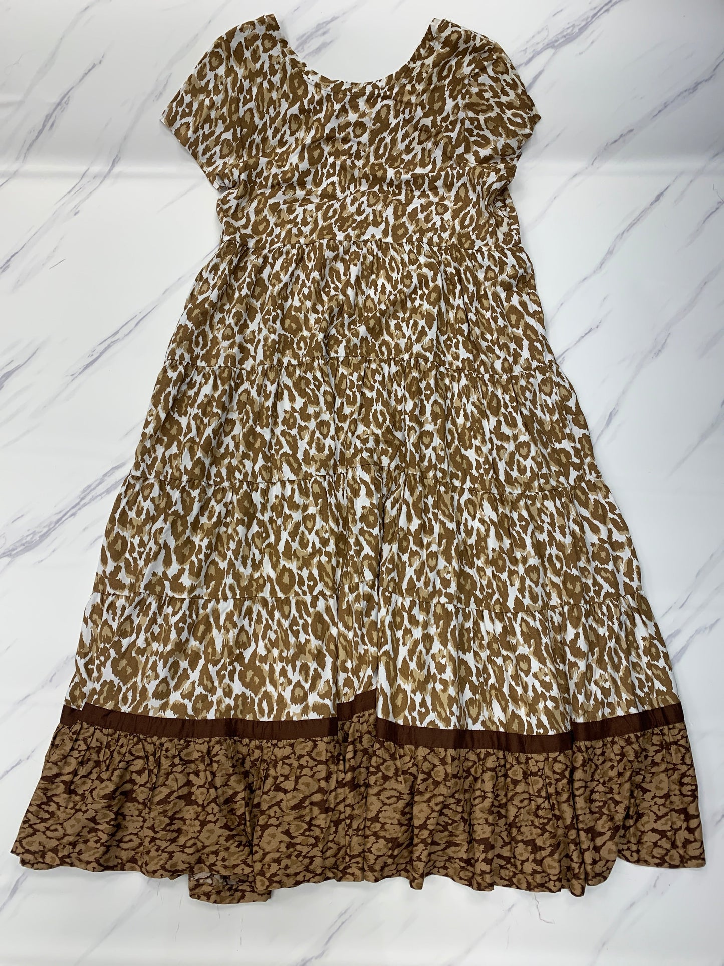 Dress Casual Maxi By Soft Surroundings In Animal Print, Size: L