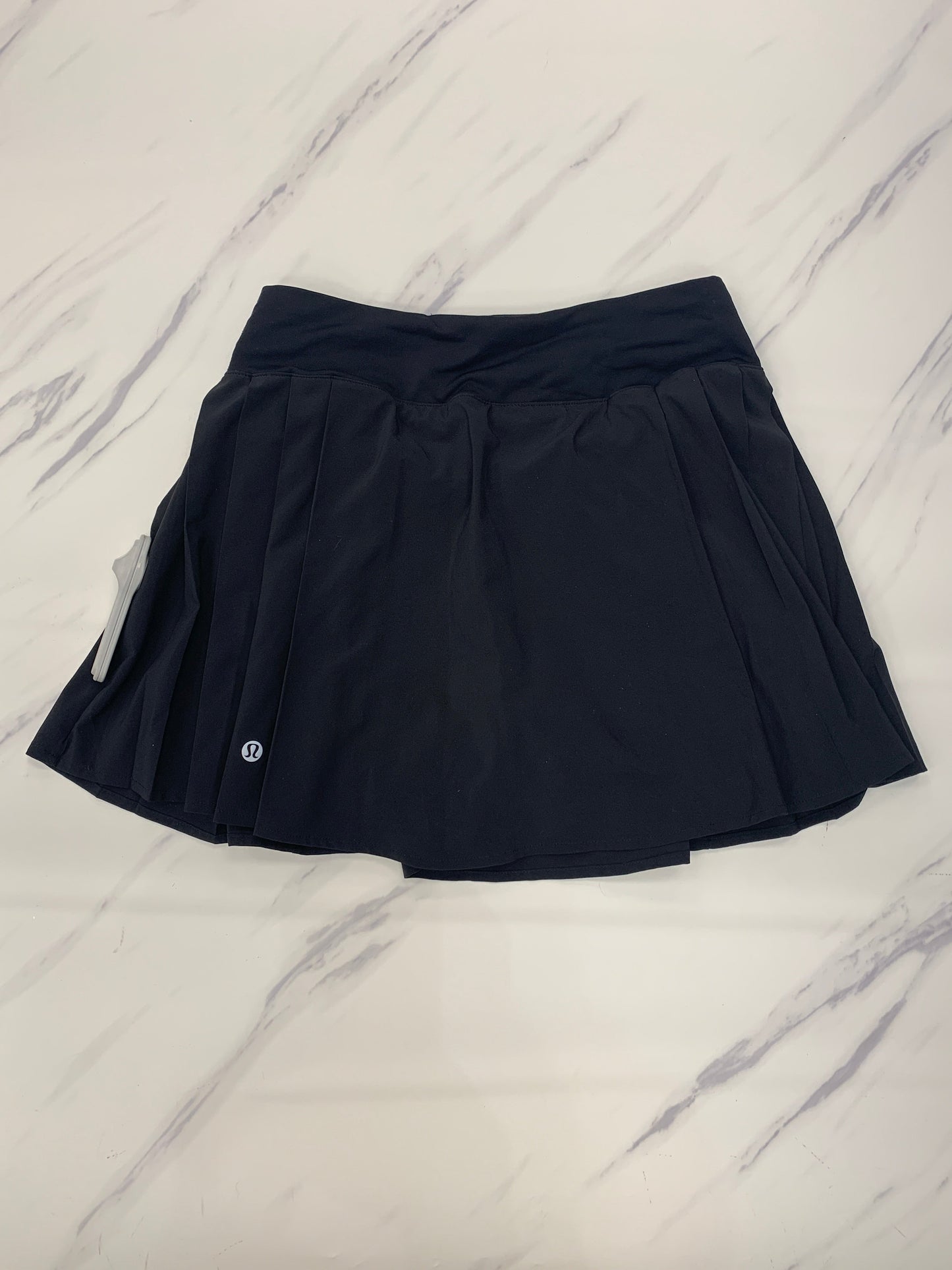 Athletic Skort By Lululemon In Black, Size: 4