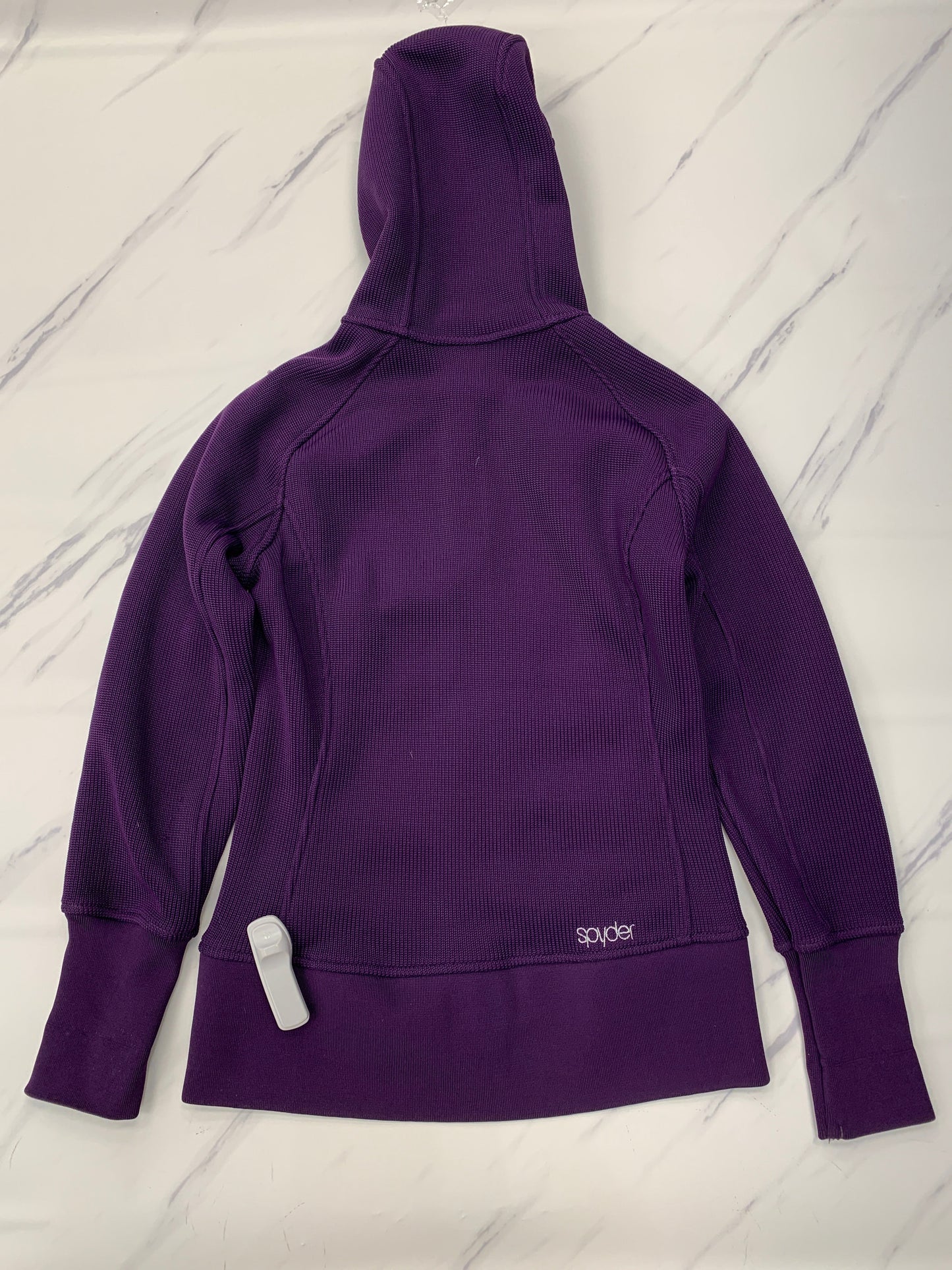 Athletic Jacket By Spyder In Purple, Size: M