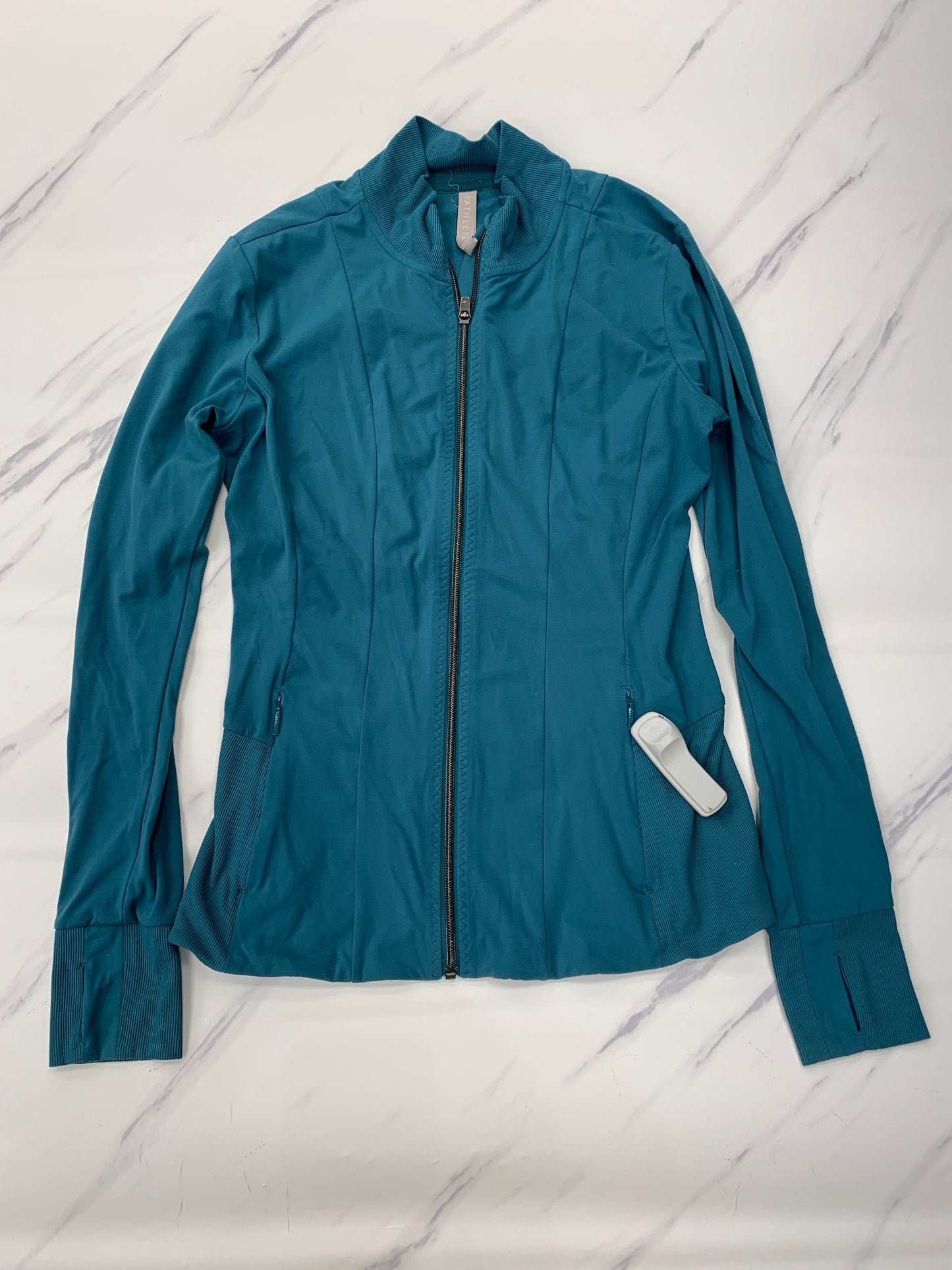 Athletic Jacket By Athleta In Green, Size: M