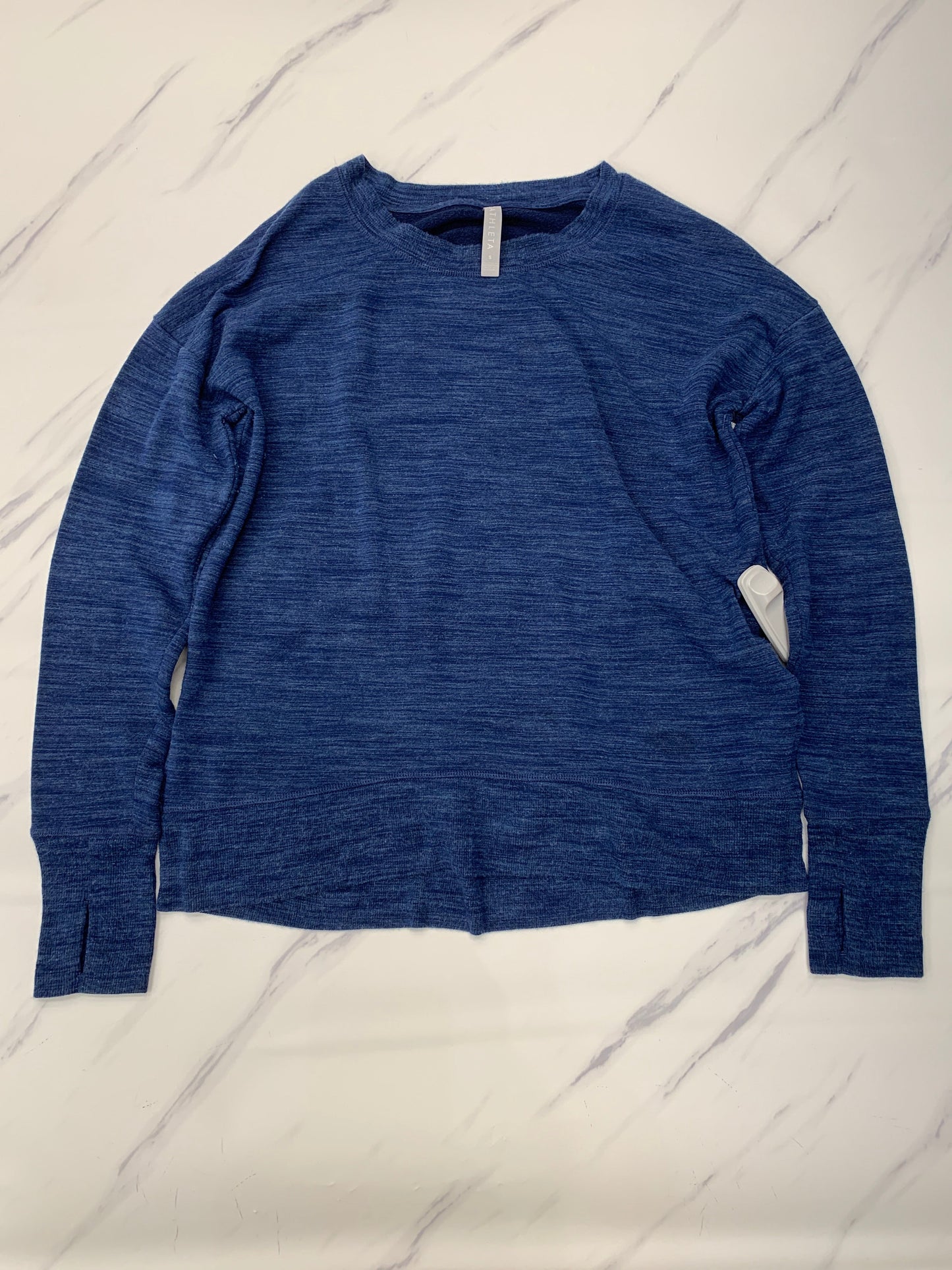 Athletic Sweatshirt Crewneck By Athleta In Blue, Size: S