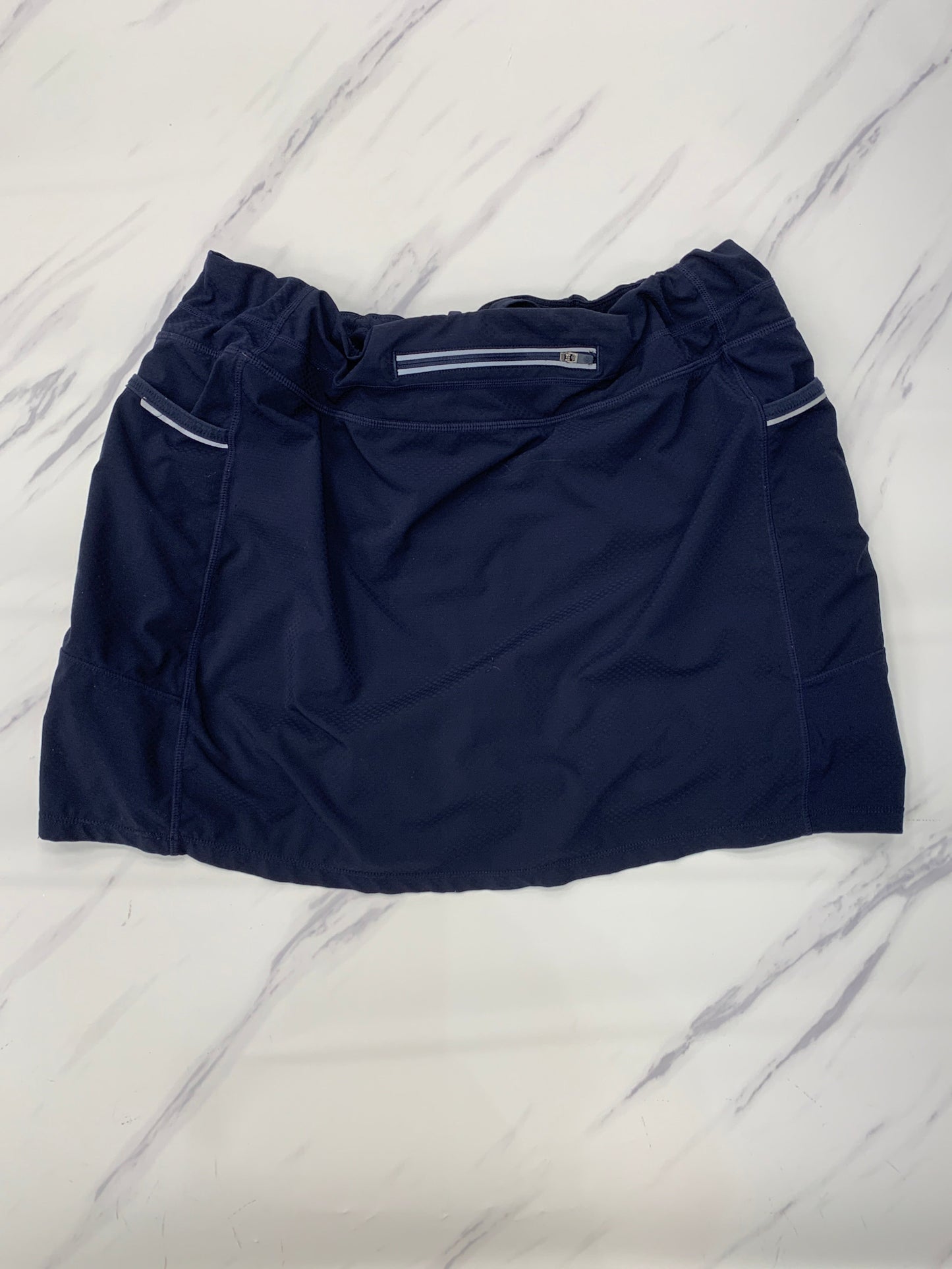 Athletic Skort By Athleta In Blue, Size: Xl