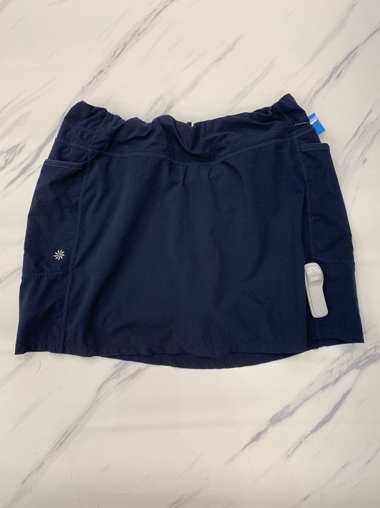 Athletic Skort By Athleta In Blue, Size: Xl