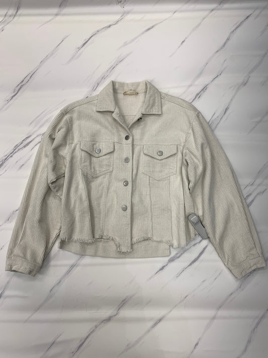 Jacket Shirt By Altard State In Cream, Size: Xs