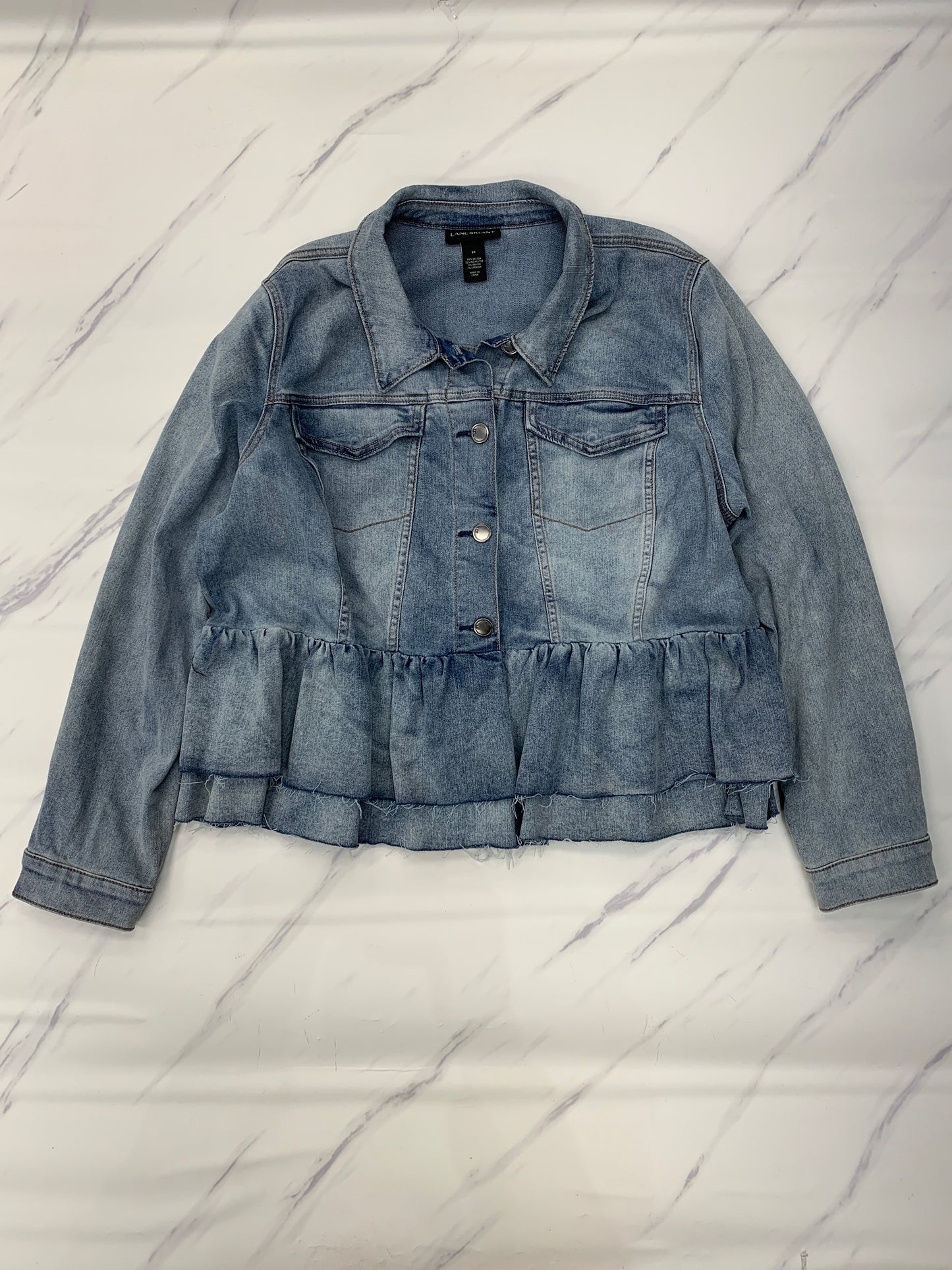 Jacket Denim By Lane Bryant In Blue Denim, Size: 3x