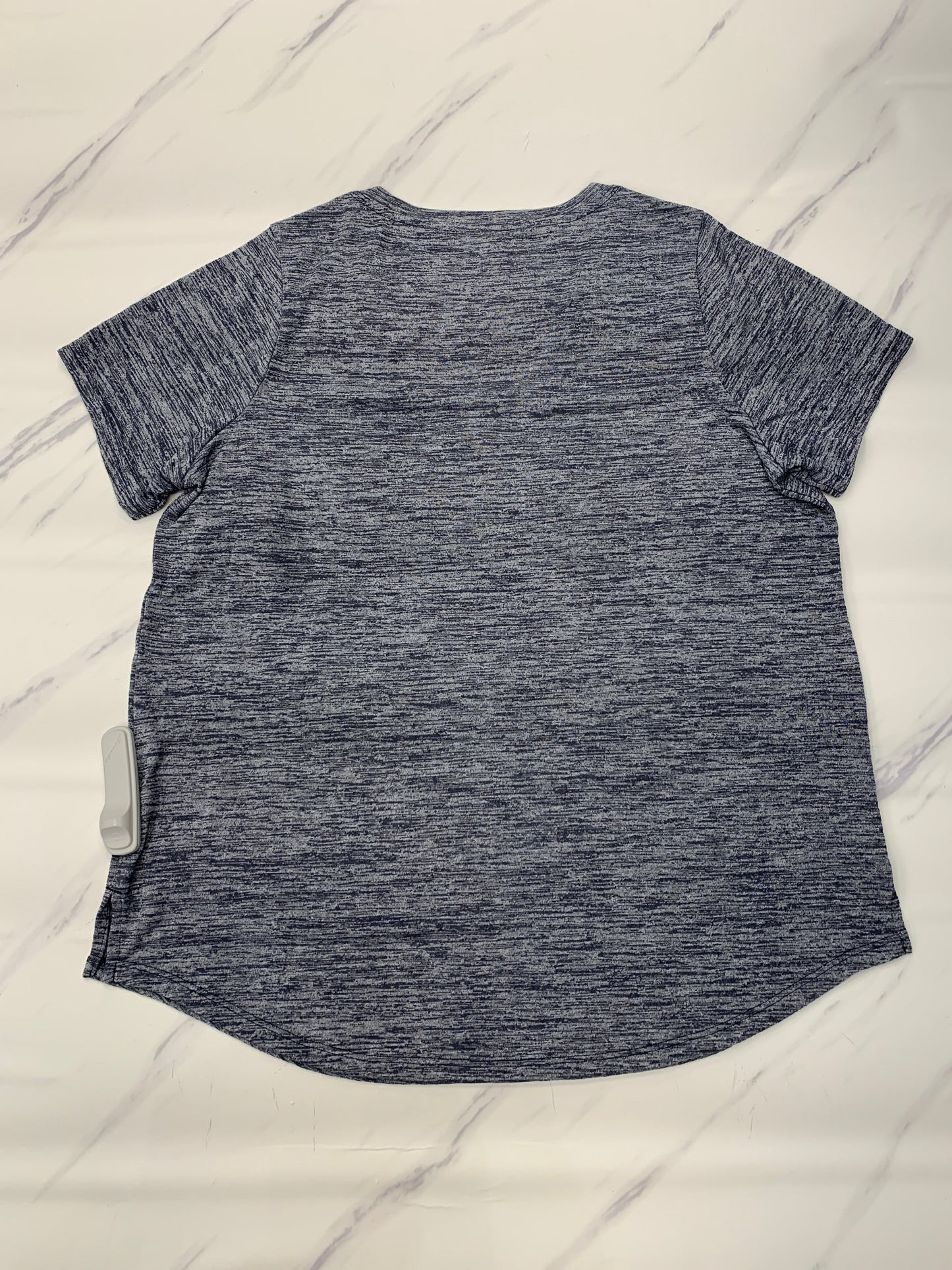 Athletic Top Short Sleeve By Athleta In Grey, Size: Xl