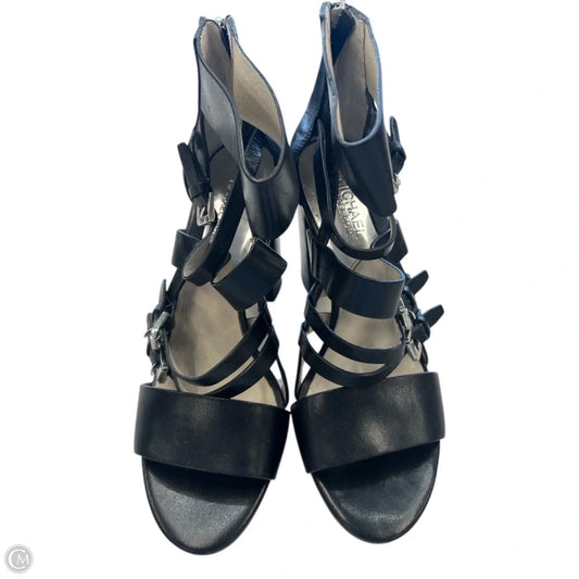 Sandals Heels Block By Michael By Michael Kors In Black, Size: 7