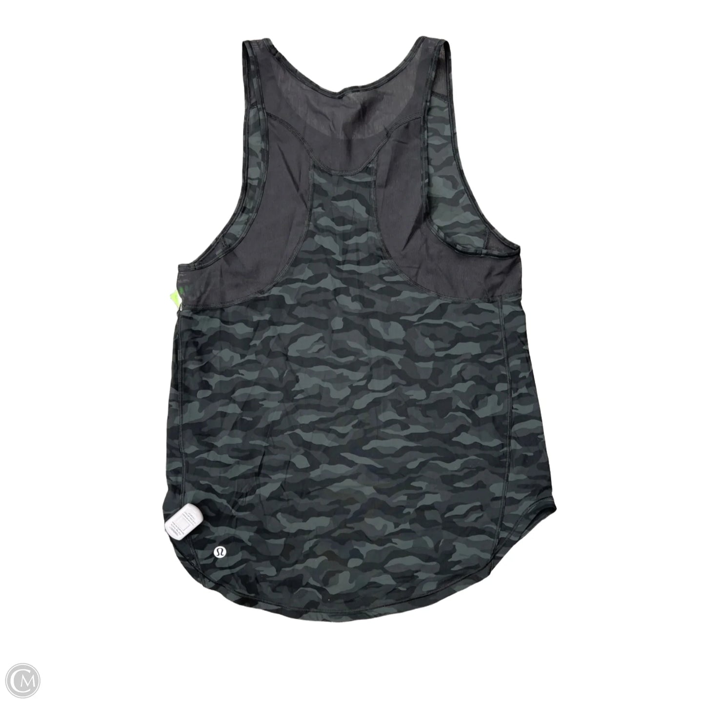 Athletic Tank Top By Lululemon In Camouflage Print, Size: 4