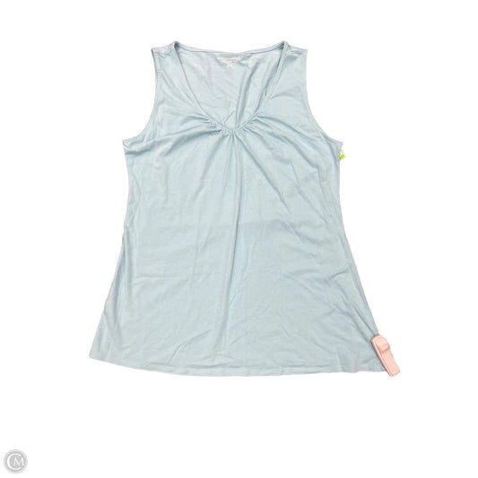 Top Sleeveless Basic By Soft Surroundings In Blue, Size: L